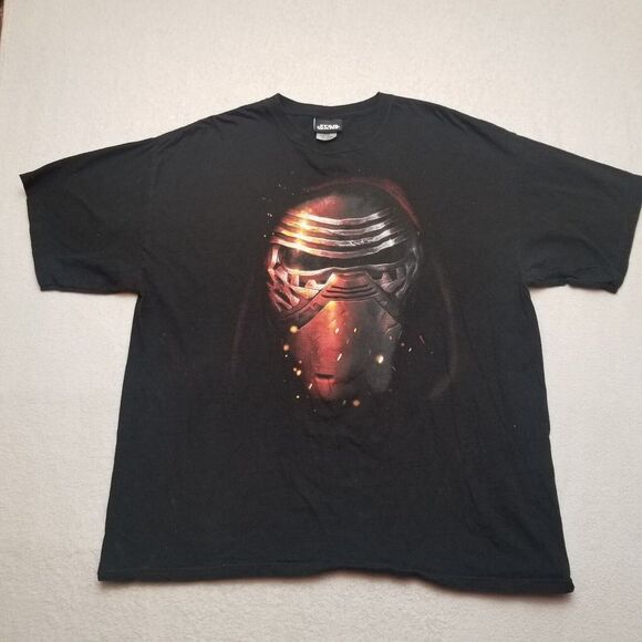 Other - Star Wars: 'Kylo Ren's Mask' TFA 100% Cotton black T-Shirt Lucasfilm Ltd Sz 2XL